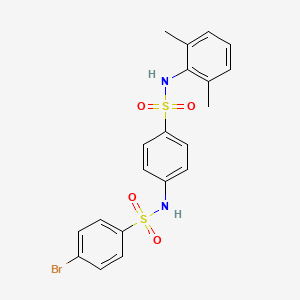 4-bromo-N-(4-{[(2,6-dimethylphenyl)amino]sulfonyl}phenyl)benzenesulfonamide