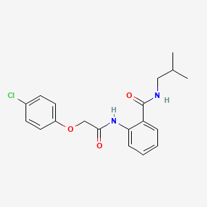 2-{[(4-chlorophenoxy)acetyl]amino}-N-isobutylbenzamide