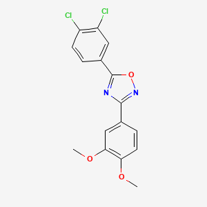 5-(3,4-dichlorophenyl)-3-(3,4-dimethoxyphenyl)-1,2,4-oxadiazole