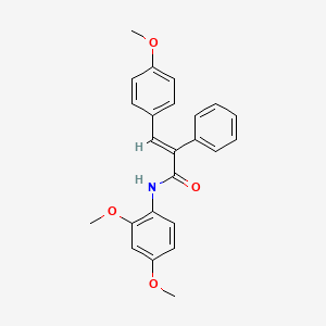 N-(2,4-dimethoxyphenyl)-3-(4-methoxyphenyl)-2-phenylacrylamide