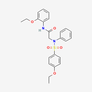 N-(2-Ethoxyphenyl)-2-(N-phenyl4-ethoxybenzenesulfonamido)acetamide