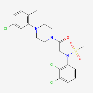 N-{2-[4-(5-Chloro-2-methyl-phenyl)-piperazin-1-yl]-2-oxo-ethyl}-N-(2,3-dichloro-phenyl)-methanesulfonamide