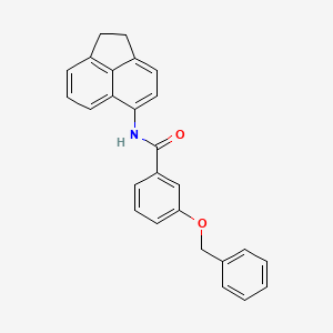 3-(benzyloxy)-N-(1,2-dihydroacenaphthylen-5-yl)benzamide