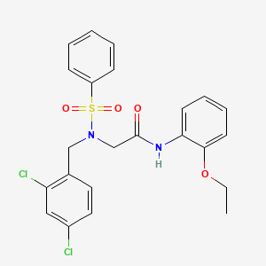 N~2~-(2,4-dichlorobenzyl)-N-(2-ethoxyphenyl)-N~2~-(phenylsulfonyl)glycinamide