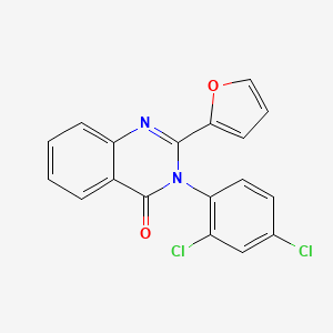 3-(2,4-dichlorophenyl)-2-(furan-2-yl)quinazolin-4(3H)-one