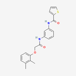 molecular formula C21H20N2O3S B3646531 N-(3-{[(2,3-dimethylphenoxy)acetyl]amino}phenyl)thiophene-2-carboxamide 