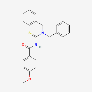 N-(dibenzylcarbamothioyl)-4-methoxybenzamide