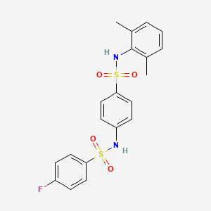 N-(4-{[(2,6-dimethylphenyl)amino]sulfonyl}phenyl)-4-fluorobenzenesulfonamide