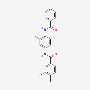 N-[4-(benzoylamino)-3-methylphenyl]-3,4-dimethylbenzamide