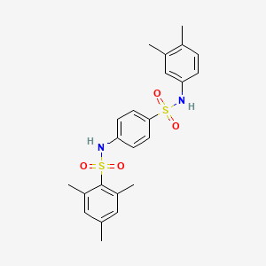 N-(4-{[(3,4-dimethylphenyl)amino]sulfonyl}phenyl)-2,4,6-trimethylbenzenesulfonamide