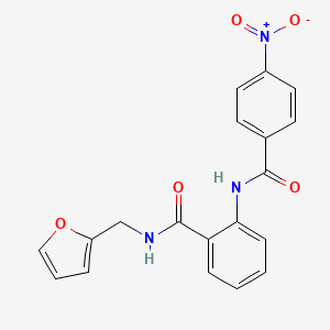 N-(2-furylmethyl)-2-[(4-nitrobenzoyl)amino]benzamide