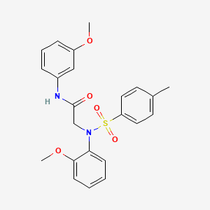 N-(3-METHOXYPHENYL)-2-[N-(2-METHOXYPHENYL)4-METHYLBENZENESULFONAMIDO]ACETAMIDE