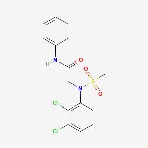 N~2~-(2,3-dichlorophenyl)-N~2~-(methylsulfonyl)-N~1~-phenylglycinamide