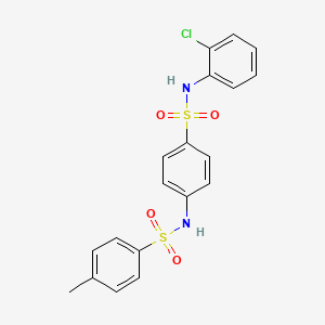 N-(4-{[(2-chlorophenyl)amino]sulfonyl}phenyl)-4-methylbenzenesulfonamide