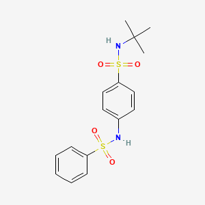 4-BENZENESULFONAMIDO-N-TERT-BUTYLBENZENE-1-SULFONAMIDE