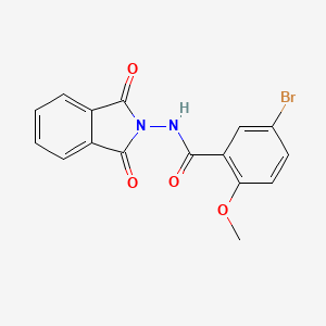 5-bromo-N-(1,3-dioxo-1,3-dihydro-2H-isoindol-2-yl)-2-methoxybenzamide