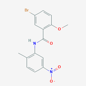 5-bromo-2-methoxy-N-(2-methyl-5-nitrophenyl)benzamide