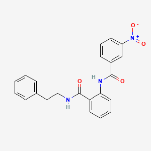 2-[(3-nitrobenzoyl)amino]-N-(2-phenylethyl)benzamide