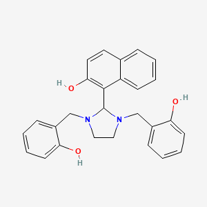 1-[1,3-bis(2-hydroxybenzyl)-2-imidazolidinyl]-2-naphthol