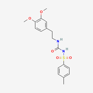 N-{[2-(3,4-dimethoxyphenyl)ethyl]carbamoyl}-4-methylbenzenesulfonamide