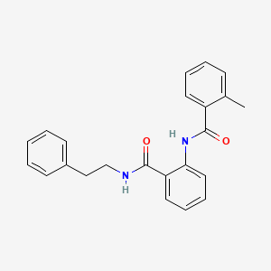 2-methyl-N-(2-{[(2-phenylethyl)amino]carbonyl}phenyl)benzamide