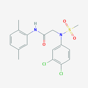 2-(3,4-dichloro-N-methylsulfonylanilino)-N-(2,5-dimethylphenyl)acetamide