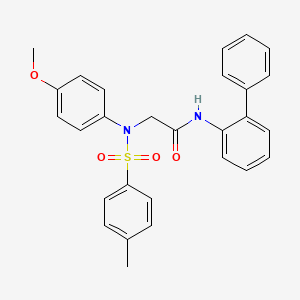 N-biphenyl-2-yl-N~2~-(4-methoxyphenyl)-N~2~-[(4-methylphenyl)sulfonyl]glycinamide