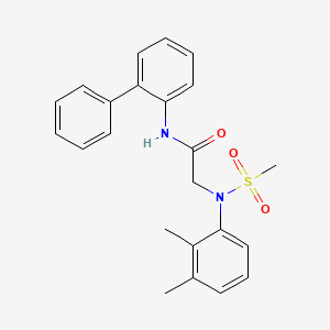 N~1~-2-biphenylyl-N~2~-(2,3-dimethylphenyl)-N~2~-(methylsulfonyl)glycinamide