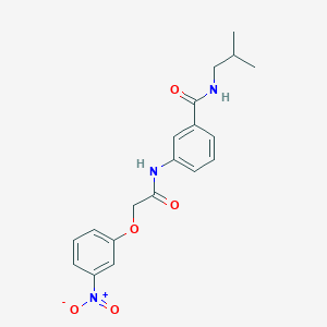 N-isobutyl-3-{[(3-nitrophenoxy)acetyl]amino}benzamide