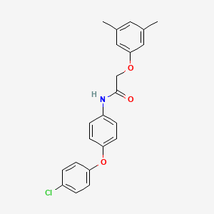 N-[4-(4-chlorophenoxy)phenyl]-2-(3,5-dimethylphenoxy)acetamide