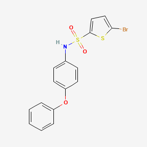 5-bromo-N-(4-phenoxyphenyl)thiophene-2-sulfonamide