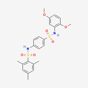 N-(4-{[(2,5-dimethoxyphenyl)amino]sulfonyl}phenyl)-2,4,6-trimethylbenzenesulfonamide