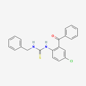 N-(2-benzoyl-4-chlorophenyl)-N'-benzylthiourea