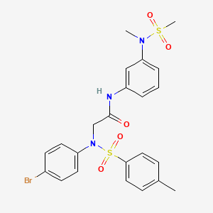 N~2~-(4-bromophenyl)-N~1~-{3-[methyl(methylsulfonyl)amino]phenyl}-N~2~-[(4-methylphenyl)sulfonyl]glycinamide