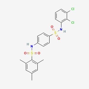 N-(4-{[(2,3-dichlorophenyl)amino]sulfonyl}phenyl)-2,4,6-trimethylbenzenesulfonamide