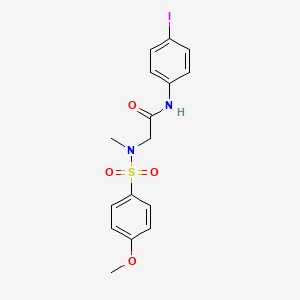 N-(4-iodophenyl)-N~2~-[(4-methoxyphenyl)sulfonyl]-N~2~-methylglycinamide