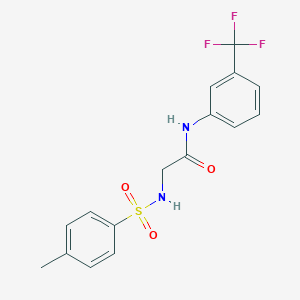 N~2~-[(4-methylphenyl)sulfonyl]-N~1~-[3-(trifluoromethyl)phenyl]glycinamide