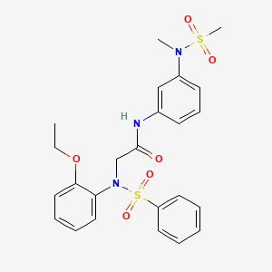 N~2~-(2-ethoxyphenyl)-N~1~-{3-[methyl(methylsulfonyl)amino]phenyl}-N~2~-(phenylsulfonyl)glycinamide