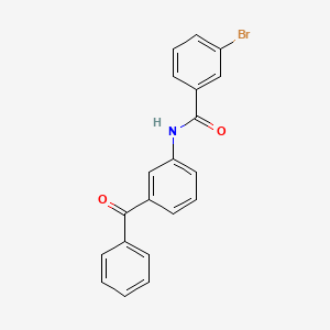 N-(3-benzoylphenyl)-3-bromobenzamide