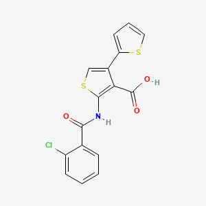 5'-[(2-chlorobenzoyl)amino]-2,3'-bithiophene-4'-carboxylic acid