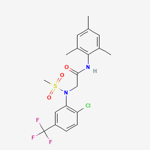 N~2~-[2-chloro-5-(trifluoromethyl)phenyl]-N~1~-mesityl-N~2~-(methylsulfonyl)glycinamide