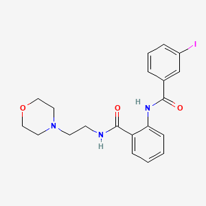 2-(3-IODOBENZAMIDO)-N-[2-(MORPHOLIN-4-YL)ETHYL]BENZAMIDE