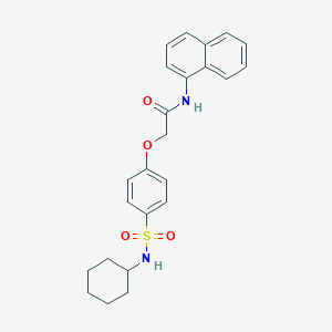 2-{4-[(cyclohexylamino)sulfonyl]phenoxy}-N-1-naphthylacetamide