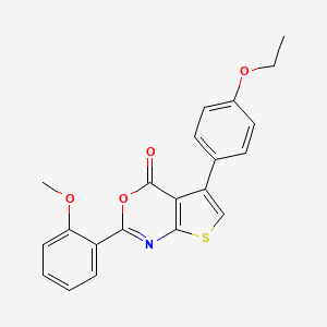 5-(4-ethoxyphenyl)-2-(2-methoxyphenyl)-4H-thieno[2,3-d][1,3]oxazin-4-one