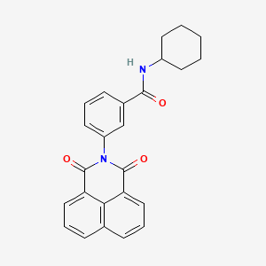 N-cyclohexyl-3-(1,3-dioxo-1H-benzo[de]isoquinolin-2(3H)-yl)benzamide