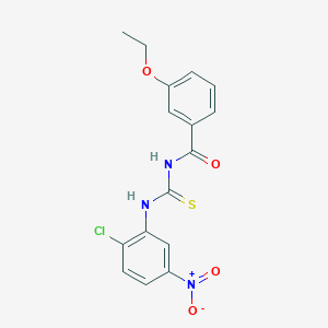 N-[(2-chloro-5-nitrophenyl)carbamothioyl]-3-ethoxybenzamide