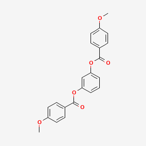 3-[(4-METHOXYBENZOYL)OXY]PHENYL 4-METHOXYBENZOATE