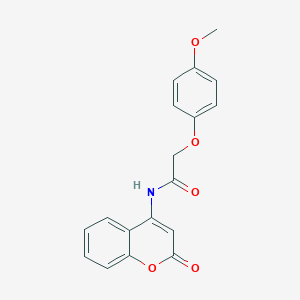 2-(4-methoxyphenoxy)-N-(2-oxo-2H-chromen-4-yl)acetamide