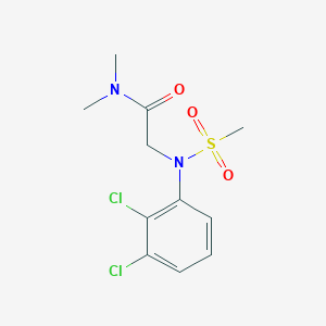 N~2~-(2,3-dichlorophenyl)-N~1~,N~1~-dimethyl-N~2~-(methylsulfonyl)glycinamide