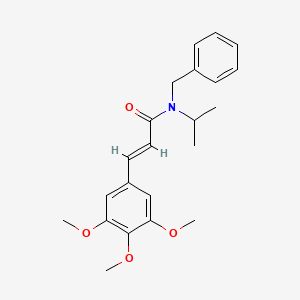 N-benzyl-N-isopropyl-3-(3,4,5-trimethoxyphenyl)acrylamide